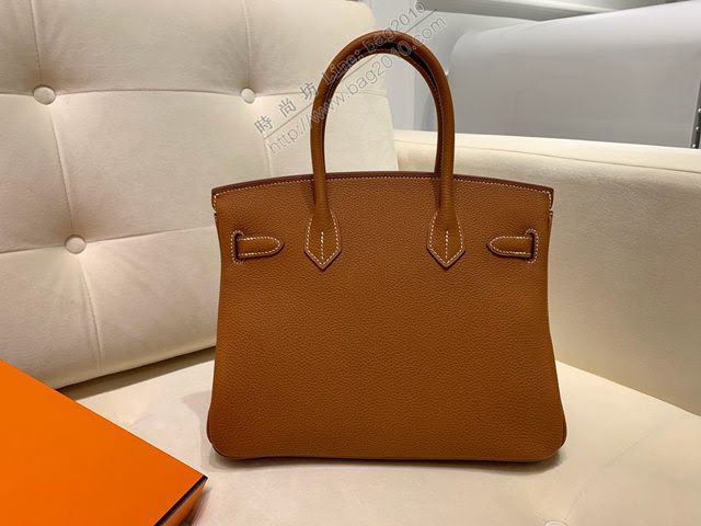 Hermes女包 愛馬仕Birkin Hermes鉑金包 togo小牛皮 半手工蠟線縫製 Hermes手提女包  am1891